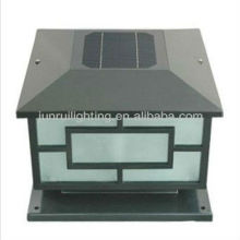 Solar outdoor garden gate lighting, solar pillar lights, solar garden fence lights